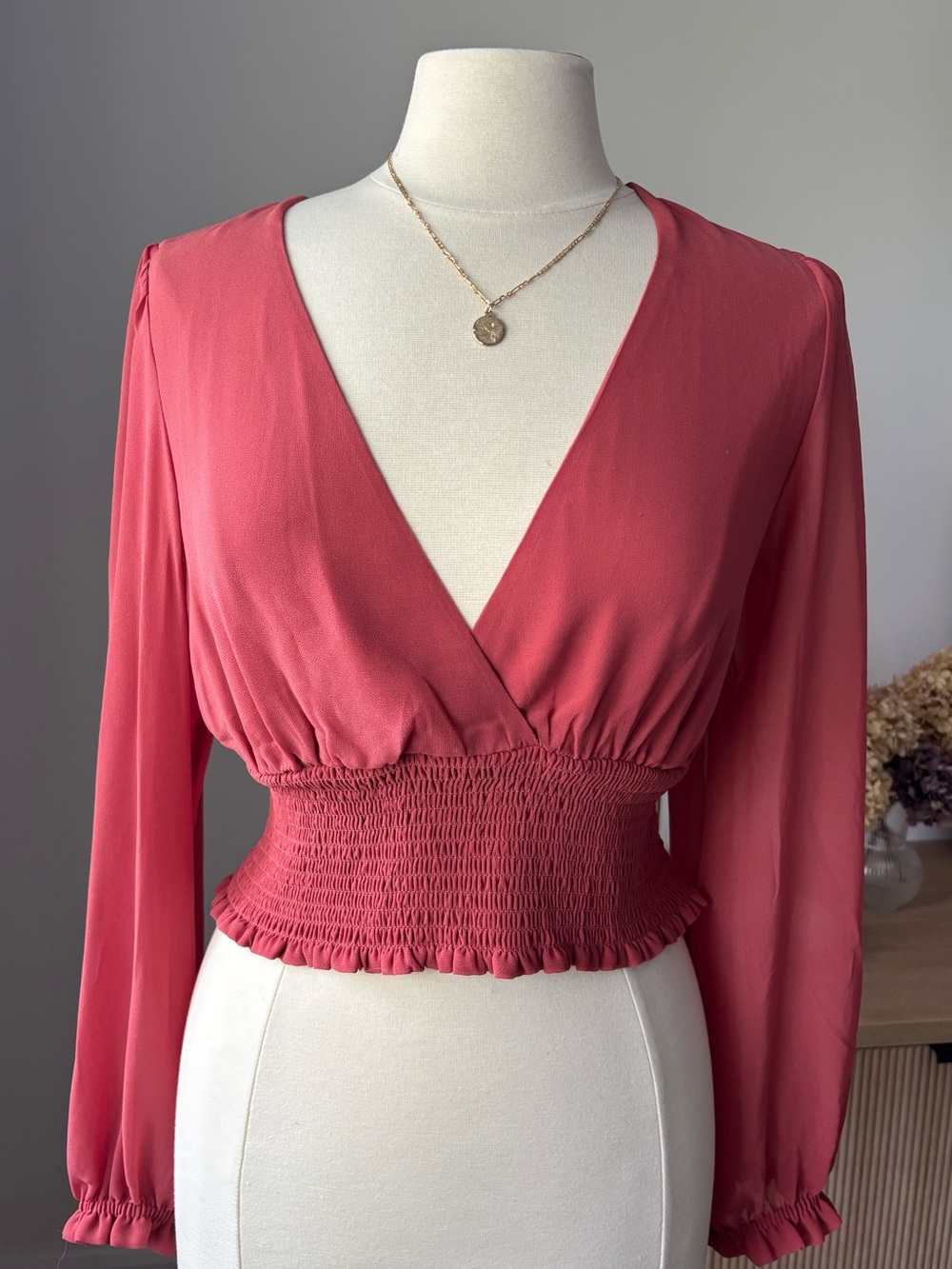 ARITZIA Wilfred Wistful Blouse in size M